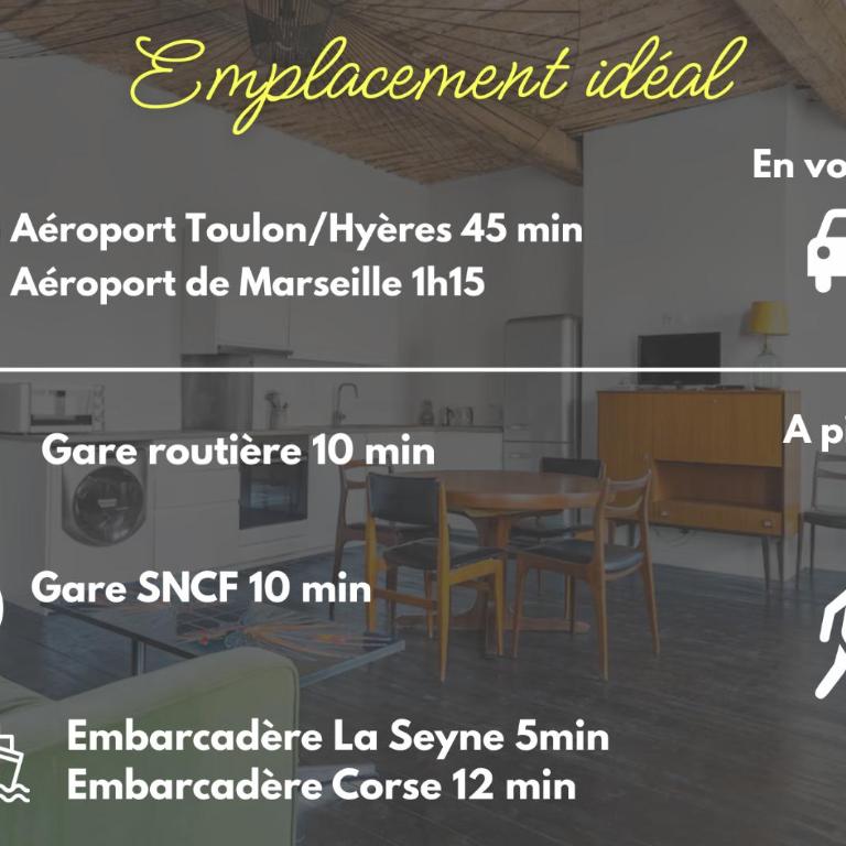 T3 charme ancien au coeur de Toulon - Two-Bedroom Apartment - 17