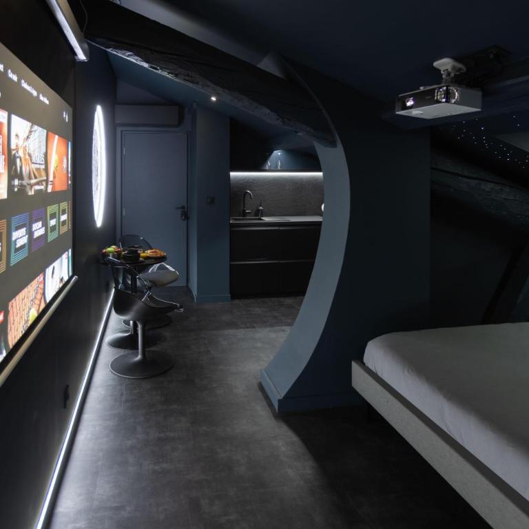 CEVA Suite Moonlight-Jacuzzi & Cinéma Centre ville - One-Bedroom Apartment - 11