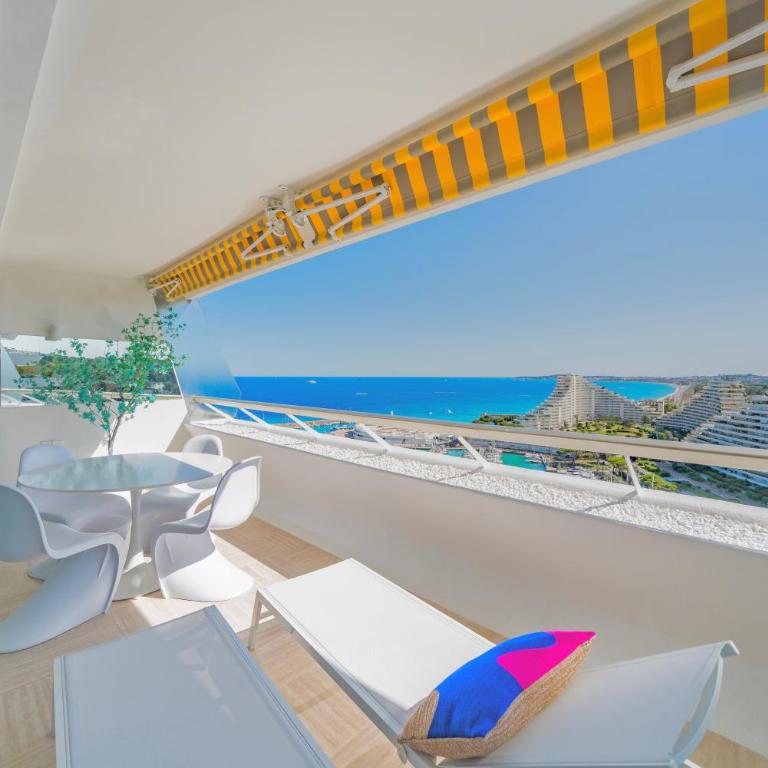 T3 luxe - vue mer panoramique - Marina baie des anges - Appartement 2 Chambres - 1