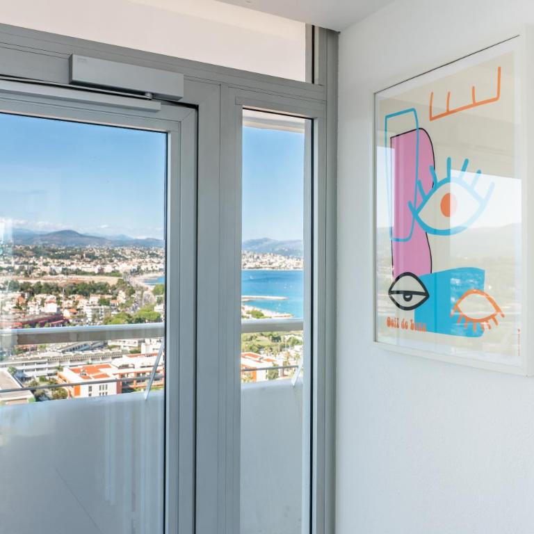 T3 luxe - vue mer panoramique - Marina baie des anges - Appartement 2 Chambres - 35