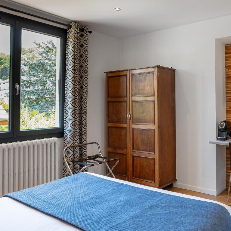 La Porte des Alpes chambres d'hôtes - Chambre Double avec Salle de Bains Privative - 42