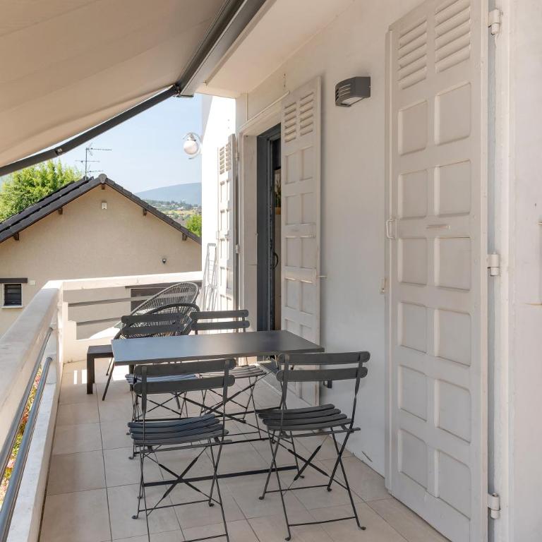 La Porte des Alpes chambres d'hôtes - Chambre Double Deluxe avec Baignoire - 48