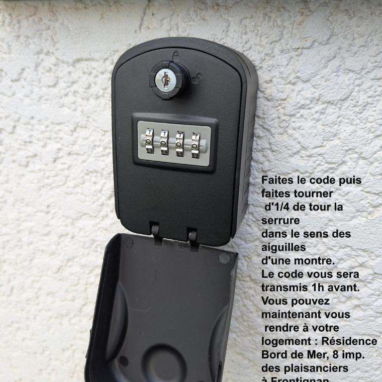 Studio Vue mer, Piscine, Wifi, Climatisation, Parking privé, Terrasse 1ère ligne - La Coulée Douce - Appartement - Vue sur Mer - 42