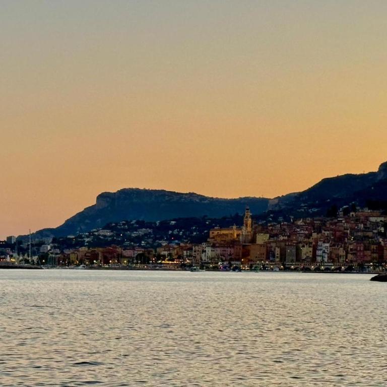Casa Sud Menton Superbe front mer, appartement rénové, parking & climatisation - Studio mit Meerblick - 67