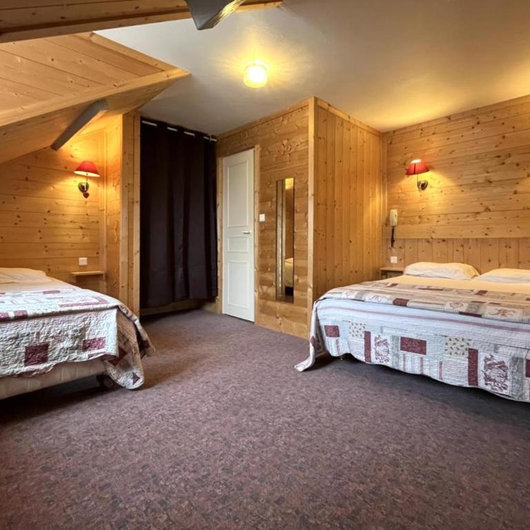 Le Sacca Hôtel restaurant - Chambre Triple Côté Montagne - 1
