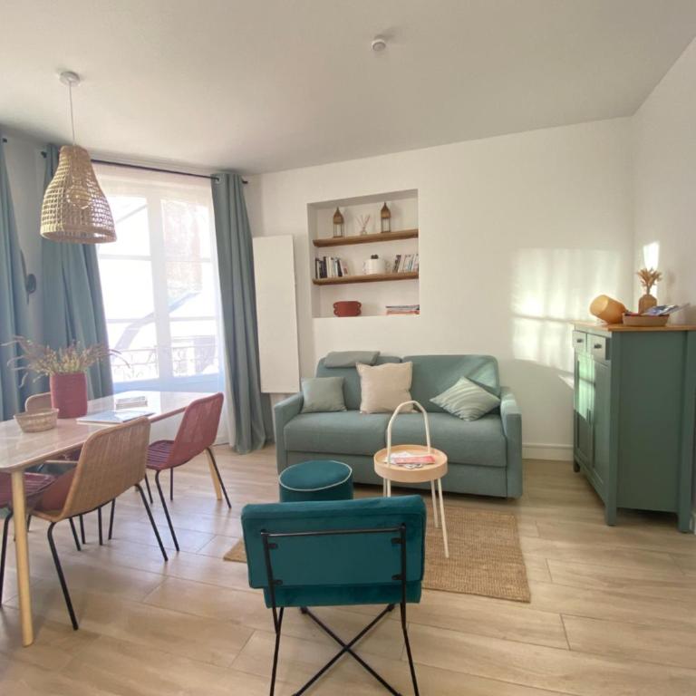 La tranquillité trouvillaise - Apartment mit 1 Schlafzimmer, Balkon und Meerblick - 42