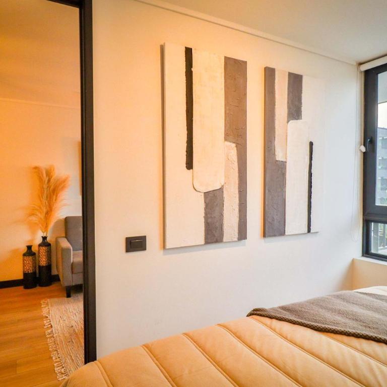 HOM I A Pasos Del Metro Nuble Depto 2PAX en Nunoa - Apartment - 11