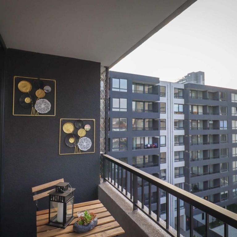 HOM I A Pasos Del Metro Nuble Depto 2PAX en Nunoa - Apartment - 37