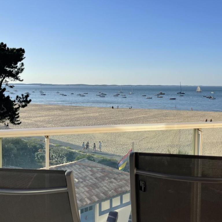 Première ligne - Vue mer exceptionnelle - Accès direct plage - Grand balcon - Parking privatif clos - Tout à pieds - Appartamento con 1 Camera da Letto e Vista Oceano - 20