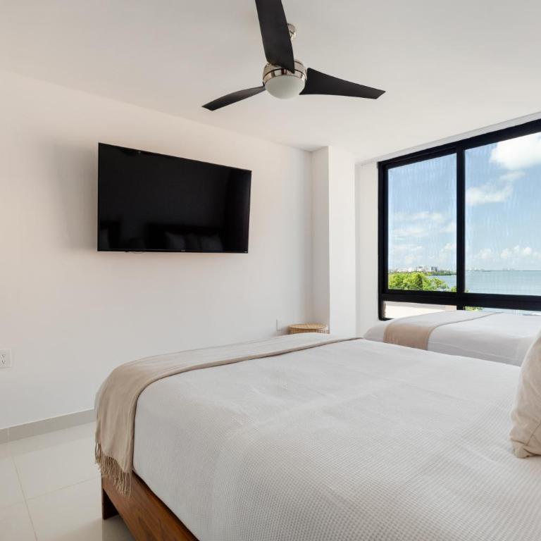 Spectacular View 2BR apartment - Rooftop Pool - Two-Bedroom Apartment with View - 6