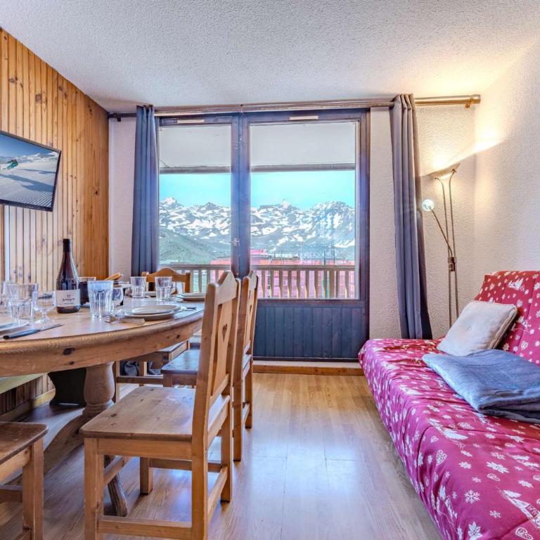 Modern 3BR Duplex - Val Thorens Centre, Parking & Panoramic Views - Résidence Roche Blanche - Apartment mit 3 Schlafzimmern - obere Etage - 5