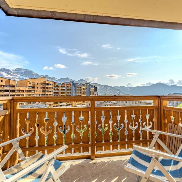 Charming 6-Person Flat - Heart of Val Thorens, 3 Vallées Ski Area - Appartement 1 Chambre avec Balcon et Vue sur les Montagnes - 1