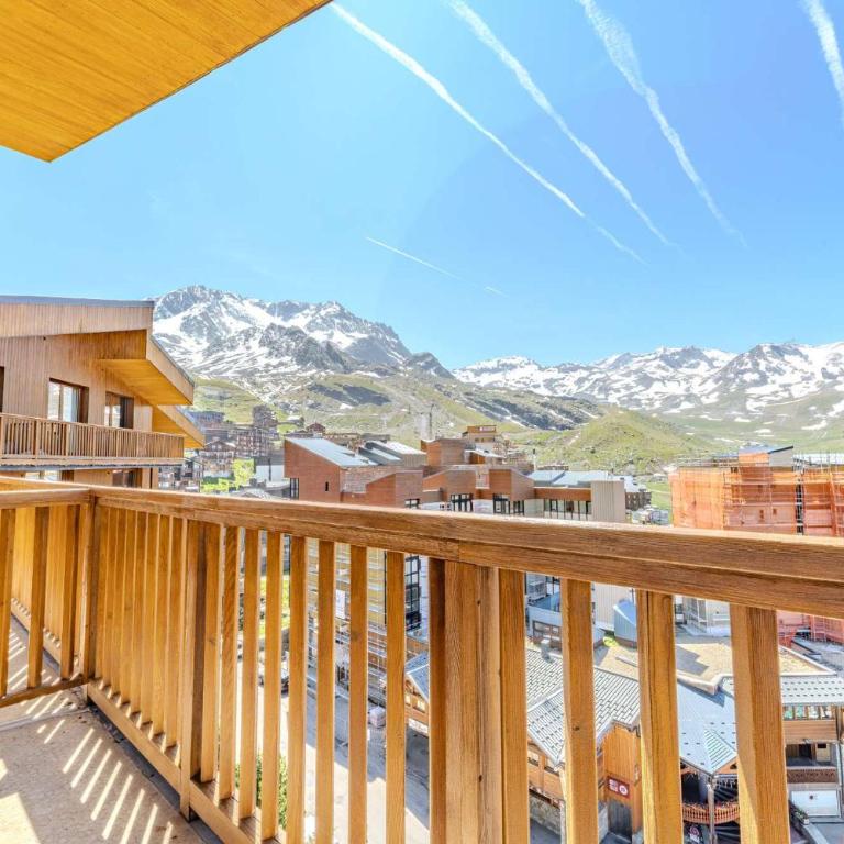 Modern 3BR Duplex - Val Thorens Centre, Parking & Panoramic Views - Résidence Roche Blanche - Apartment mit 3 Schlafzimmern - obere Etage - 1