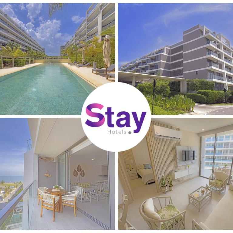 Apart Suítes Stay Morros EOS - Acceso directo a la playa - Two-Bedroom Deluxe Apartment with Balcony - 1