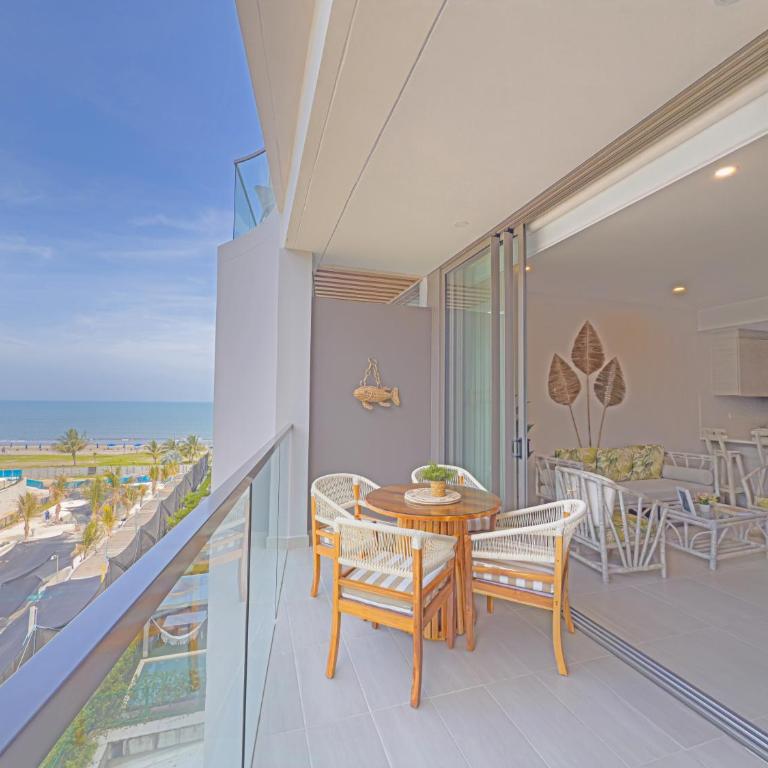 Apart Suítes Stay Morros EOS - Acceso directo a la playa - Two-Bedroom Deluxe Apartment with Balcony - 15