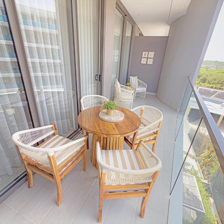 Apart Suítes Stay Morros EOS - Acceso directo a la playa - Two-Bedroom Deluxe Apartment with Balcony - 9