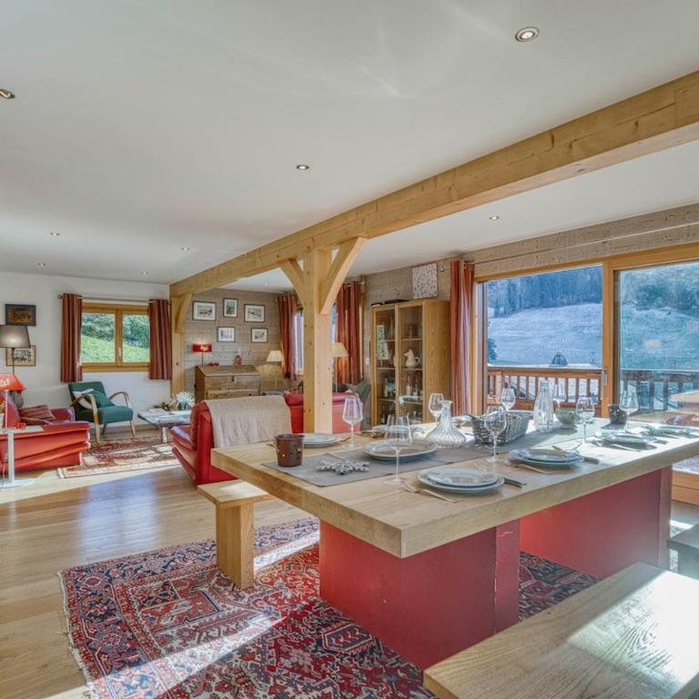 Chalet Familial 3 min des pistes - Hamman - Parking - La Clusaz - Chalet - 6