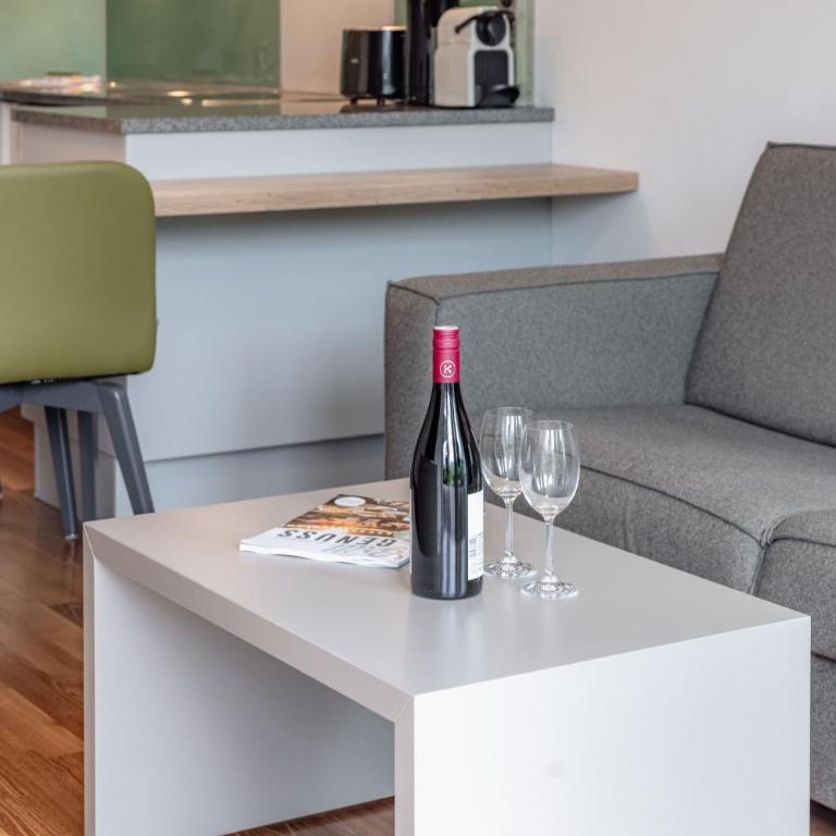 Apartments Schluga - Standard Apartment mit 1 Schlafzimmer und Blick auf den See - 6