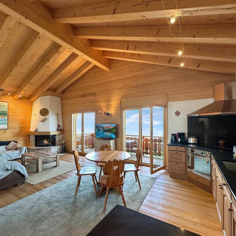 Alpine Glow Retreat - 4 Valleys - Swiss Alps - Apartment mit Terrasse - 1