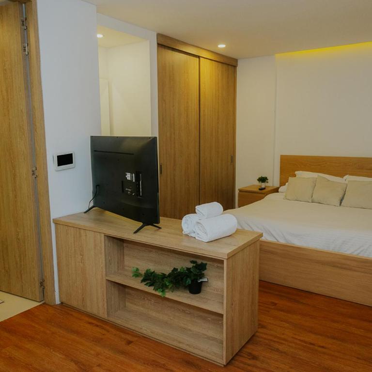 Moderno apartaestudio en La Candelaria, cerca de museos y universidades !!! - Apartamento de 1 dormitorio - 6