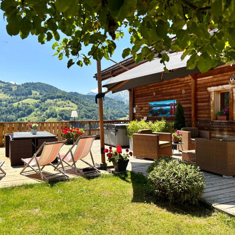 Chalet Alpaga Manigod La Clusaz 11 personnes - Maison 5 Chambres - 5