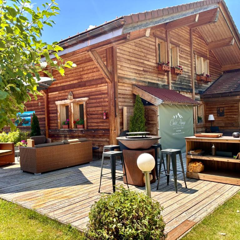 Chalet Alpaga Manigod La Clusaz 11 personnes - Maison 5 Chambres - 25