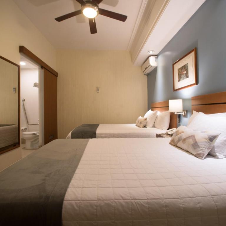 Hotel Abu - Habitación Doble adaptada para personas con discapacidad - 2 camas - 3