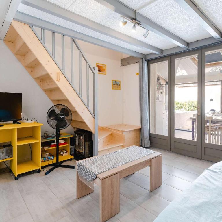 Pavillon Studio Mezzanine Gruissan Ayguades - Animaux Bienvenus, Parking Gratuit - FR-1-409-197 - Villa - 7