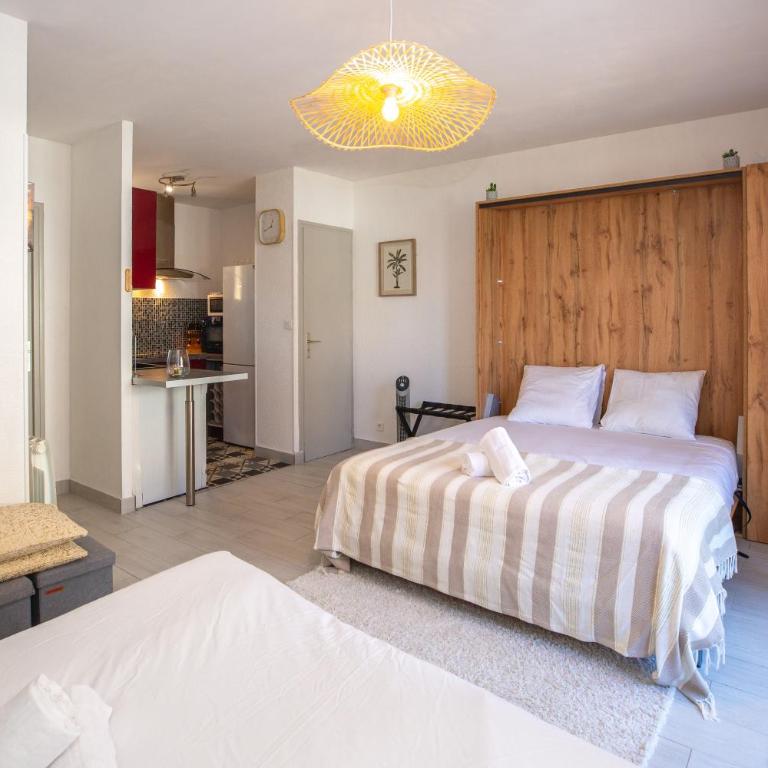 Atlantic Selection - Studio Ivato, au Port de Capbreton - Studio Lit Queen-Size - 6
