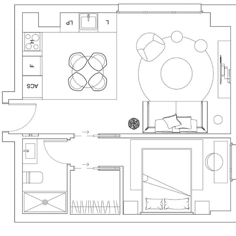 Paseo Martiricos -1Bed-15-floor - Apartamento de 1 dormitorio - 20