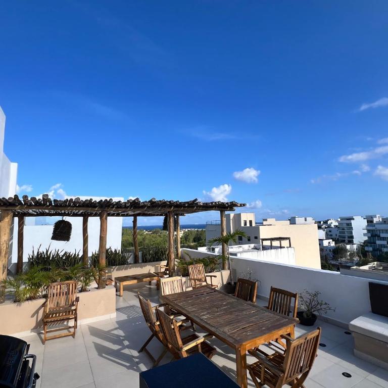 Condo Boho con Roof pool y vista al mar - One-Bedroom Apartment - 19
