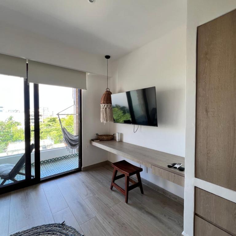 Condo Boho con Roof pool y vista al mar - One-Bedroom Apartment - 23