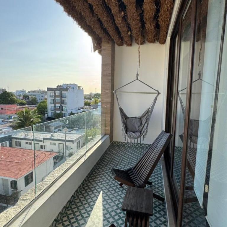 Condo Boho con Roof pool y vista al mar - One-Bedroom Apartment - 17