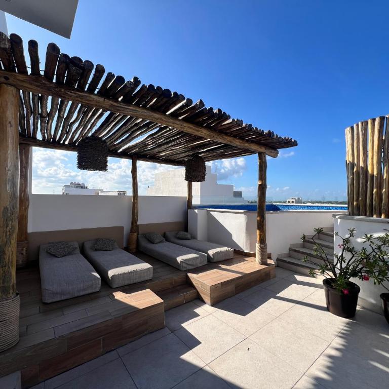 Condo Boho con Roof pool y vista al mar - One-Bedroom Apartment - 25