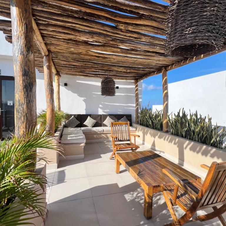 Condo Boho con Roof pool y vista al mar - One-Bedroom Apartment - 28