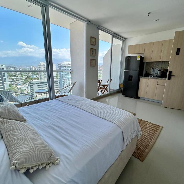 Apartamento Santa Marta - Apartamento Deluxe de 1 dormitorio con vistas a la ciudad - 6