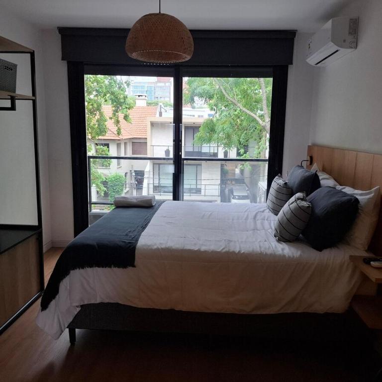 Black - Comfortable and bright, across from Shopping - One-Bedroom Apartment - 11