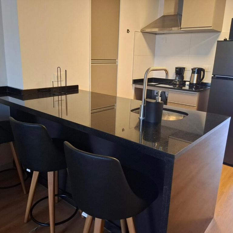 Black - Comfortable and bright, across from Shopping - One-Bedroom Apartment - 12