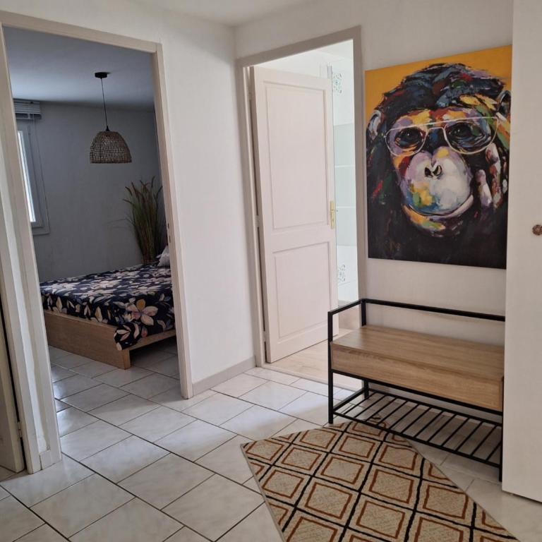 Mimilou Mont St Loup piscine privée - Appartement 1 Chambre - 11