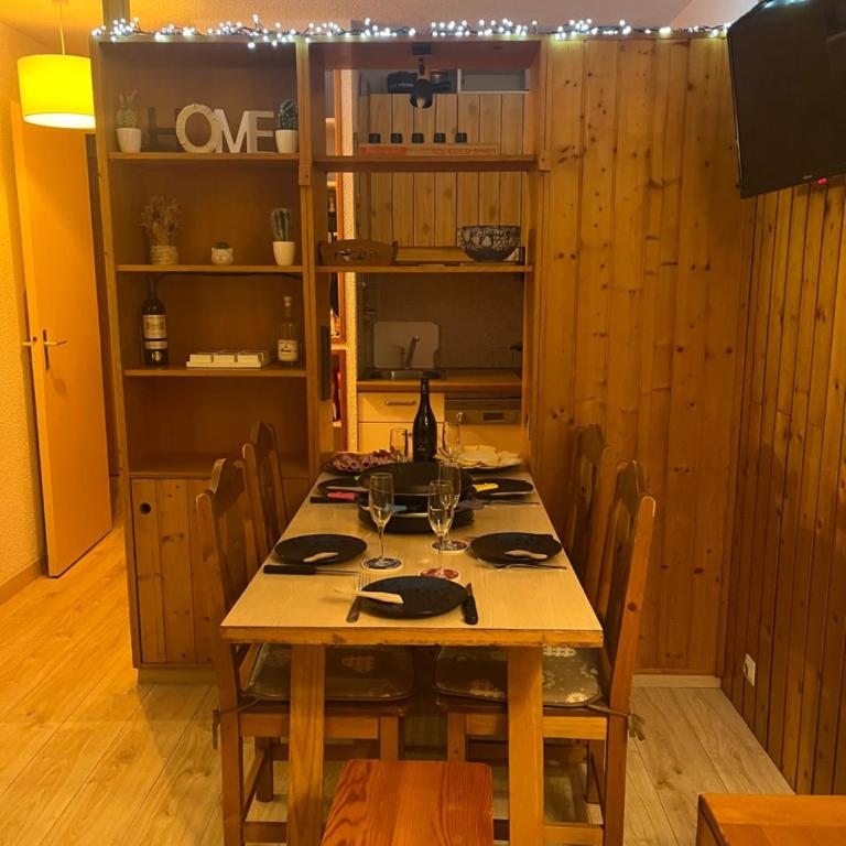 Aollets La Plagne appartement 5 pers sur piste ski in out - Appartement 1 Chambre - 12