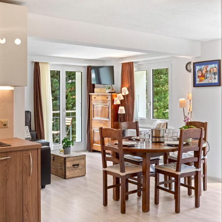 Zermatt, 4 pers, 3 lits - Balcon avec vue et petit jardin - Apartment mit 2 Schlafzimmern - 6