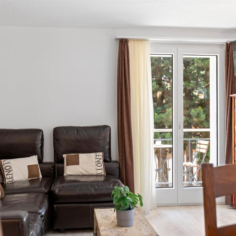 Zermatt, 4 pers, 3 lits - Balcon avec vue et petit jardin - Apartment mit 2 Schlafzimmern - 12