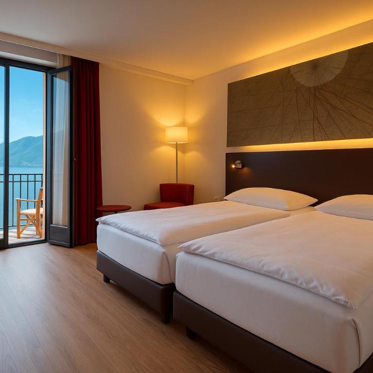 Hotel la Meridiana, Lake & SPA - Camera Matrimoniale Classic con Vista Lago - 4
