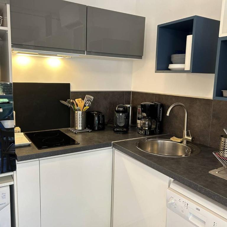 Studio climatisé 3 pers avec parking, près plage - FR-1-251-828 - Appartement - 12