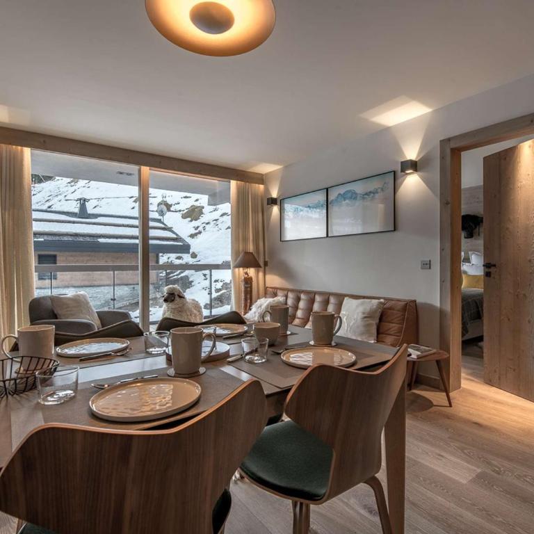 Appartement au centre de Courchevel 1550, 6/7 pers, Wi-Fi, parking, accès spa - FR-1-631-198 - Appartamento - 9