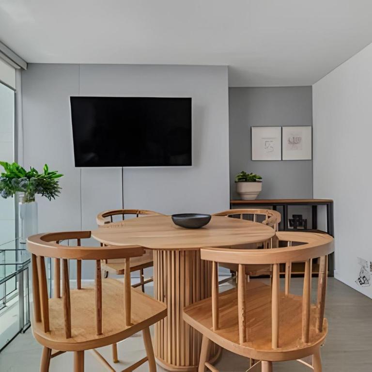 Torre 6 Sur - Loft moderno: Balcón, AC / Poblado - Apartment - 3