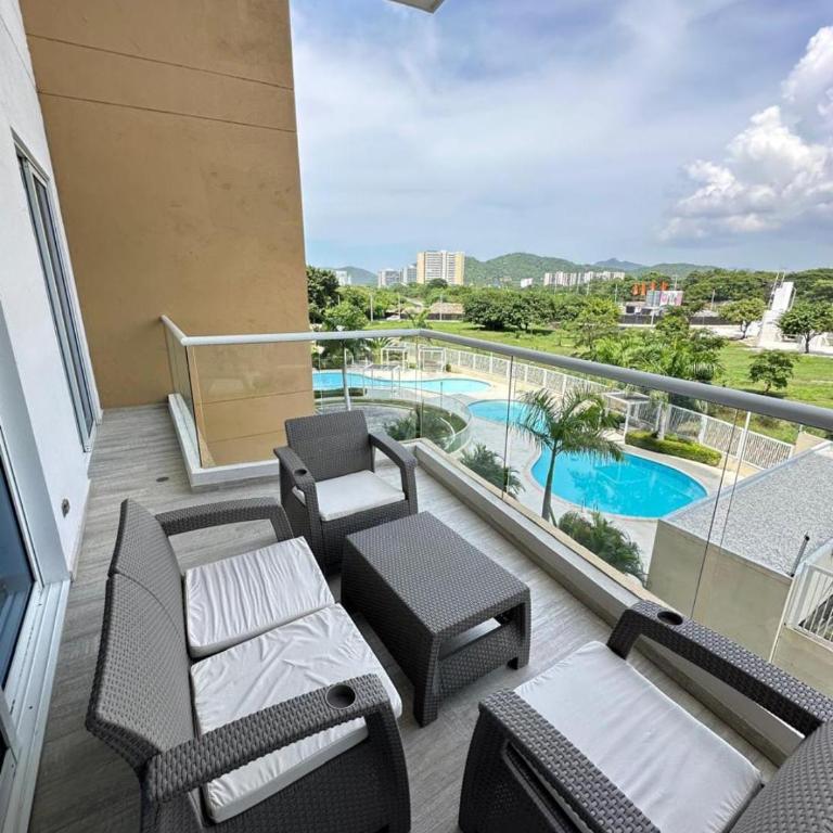 Hermoso Apartamento con vista a la montaña en santamarta magdalena - One-Bedroom Apartment - 2