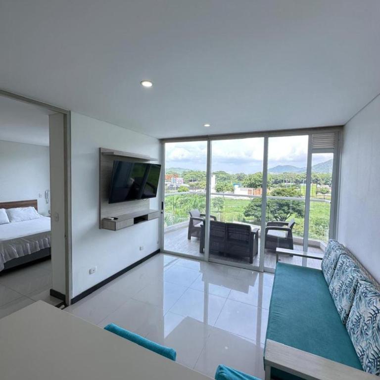Hermoso Apartamento con vista a la montaña en santamarta magdalena - One-Bedroom Apartment - 7
