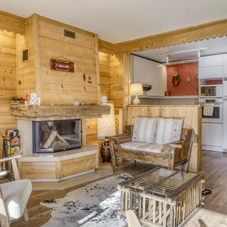 Appartement à Megève, 3 chambres, proche centre, piscine, tennis, cheminée, parking, classé 3 étoiles - FR-1-453-139 - Appartement (6 Adultes) - 1