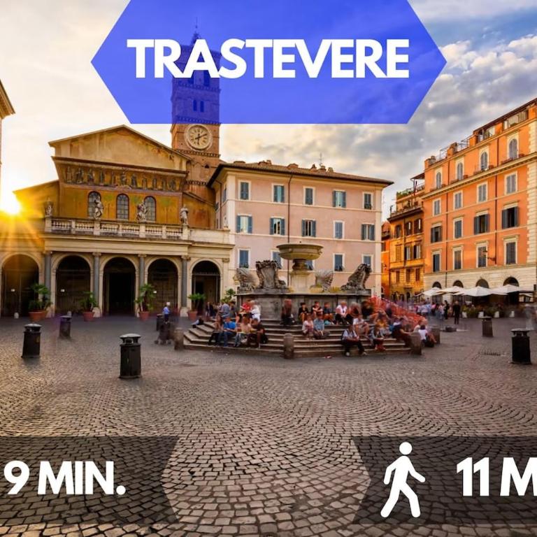 Trastevere-Colosseo, Elegant Apartment Wi-Fi & A-C - Apartment mit 1 Schlafzimmer - 50